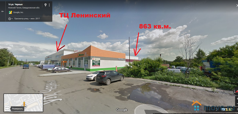 торговое помещение, 850 м²