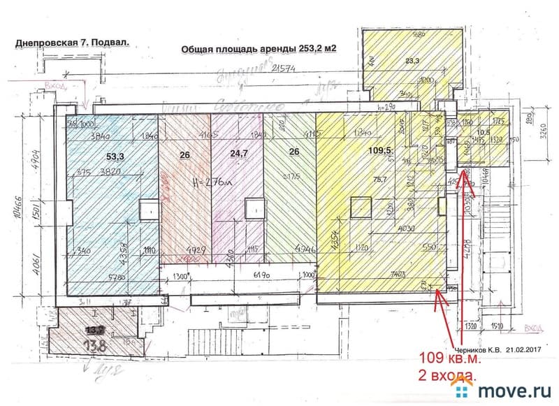 торговое помещение, 109 м²