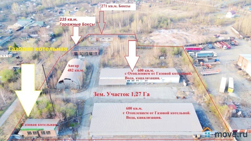 земля промышленного назначения, 1.25 га
