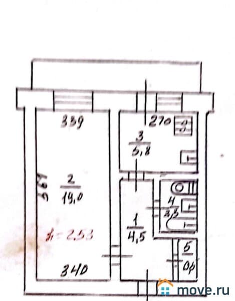 1-комн. квартира, 35 м²