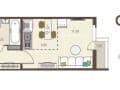 Продаю однокомнатную квартиру, 25.7 м², этаж 2 из 17. Фото 1