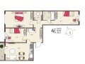 Продажа трехкомнатной квартиры, 86.1 м², этаж 15 из 17. Фото 1