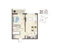 Продам однокомнатную квартиру, 31.7 м², этаж 17 из 17. Фото 1