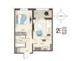 Продается однокомнатная квартира, 39.7 м², этаж 15 из 17. Фото 1
