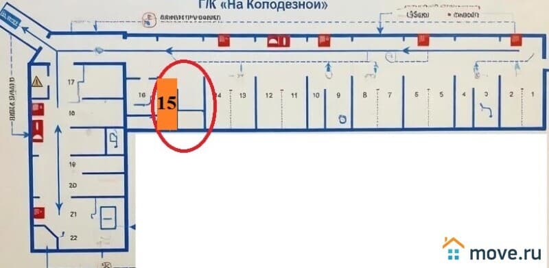машиноместо, 19.6 м&sup2;