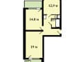 2-комн. квартира, 63.5 м&sup2;