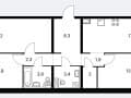 Продаем трехкомнатную квартиру, 82 м², 5 мин. до метро пешком, этаж 3 из 13. Фото 3