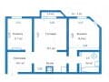 2-комн. квартира, 68 м²
