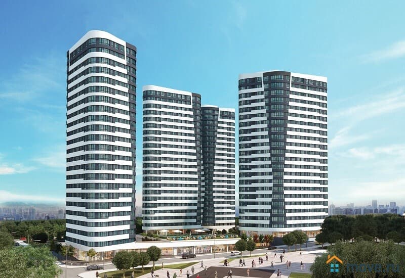 3-комн. апартаменты, 87 м²