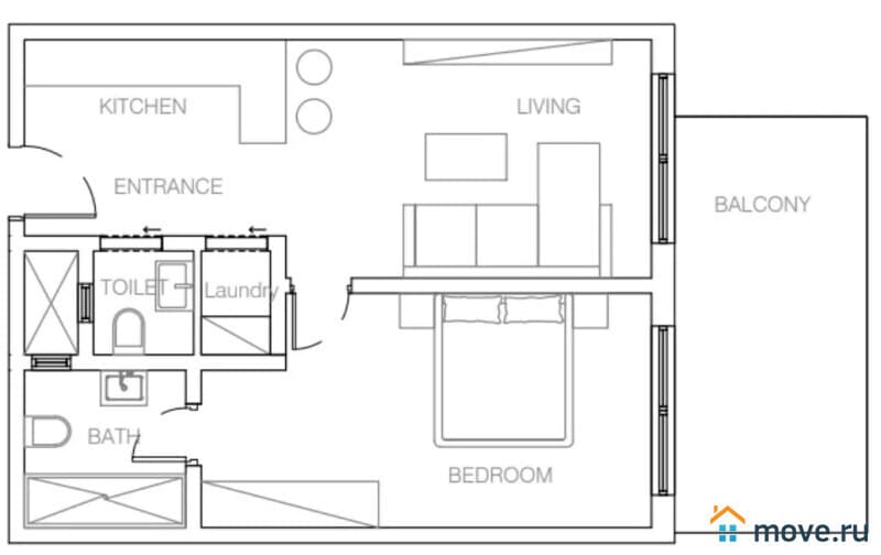 2-комн. апартаменты, 82 м²