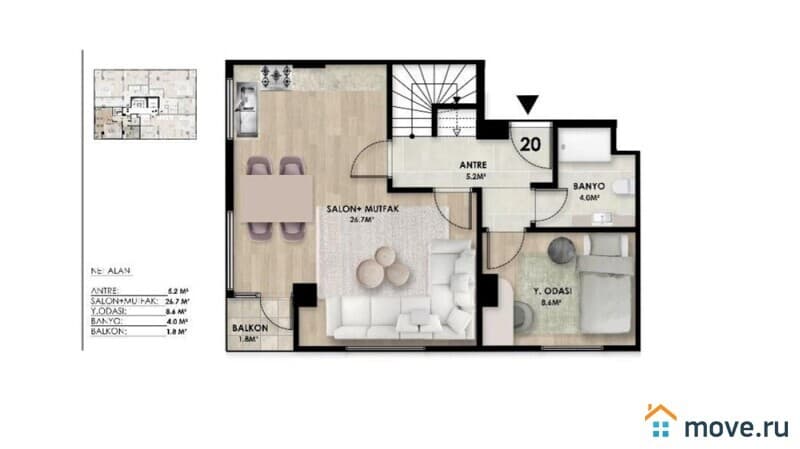 4-комн. апартаменты, 170 м²