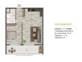 Продажа двухкомнатных апартаментов, 75 м², этаж 4 из 15. Фото 2
