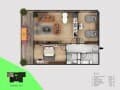 Продажа трехкомнатных апартаментов, 100 м², этаж 5 из 12. Фото 4