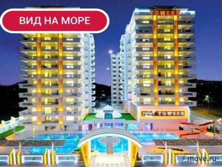 Продажа 2-комнатных апартаментов, 60 м², Алания, Махмутлар, Yekta Towers