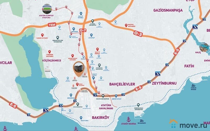 2-комн. апартаменты, 88 м²