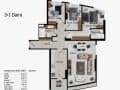 Продажа трехкомнатных апартаментов, 91 м², этаж 5 из 16. Фото 4