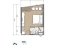 Купить однокомнатные апартаменты, 25 м², этаж 4 из 7. Фото 11