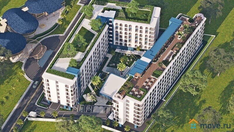 1-комн. апартаменты, 38 м²