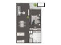 Продажа однокомнатных апартаментов, 35 м², этаж 3 из 7. Фото 8