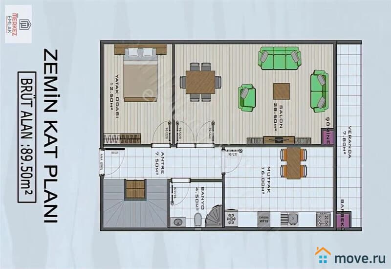 вилла, 180 м²