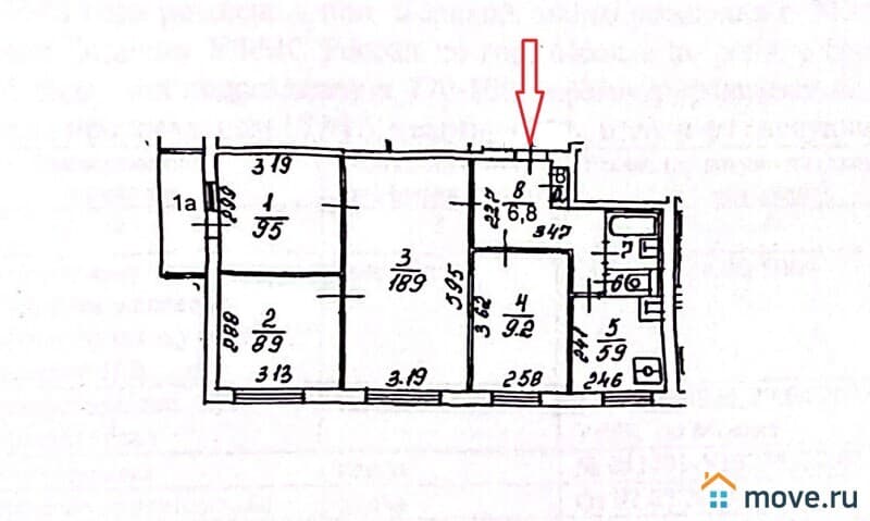 4-комн. квартира, 63 м²