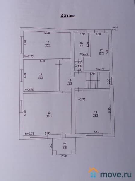 дом, 253.3 м², 6 соток