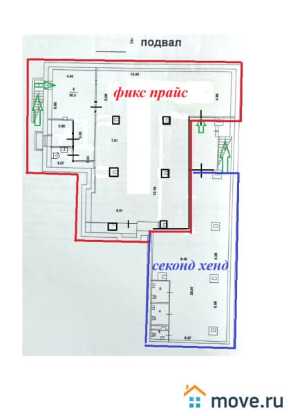 торговое помещение, 430 м&sup2;