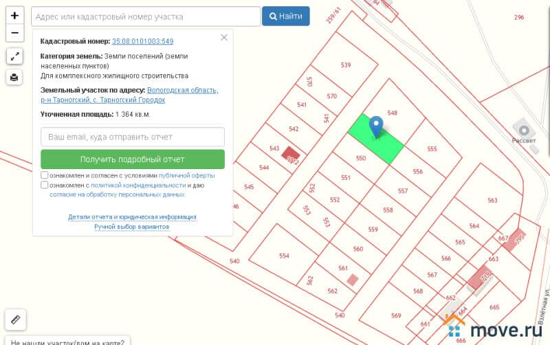 земельный участок, 13.6 сотки