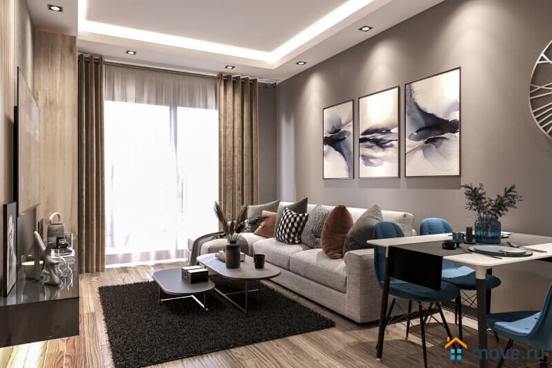 2-комн. апартаменты, 43 м²