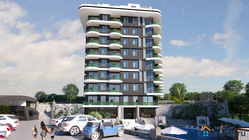 2-комн. апартаменты, 55 м²