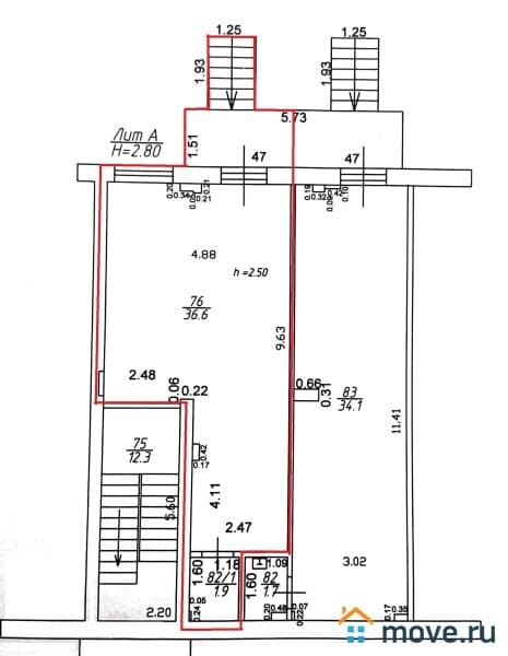 офис, 37 м²