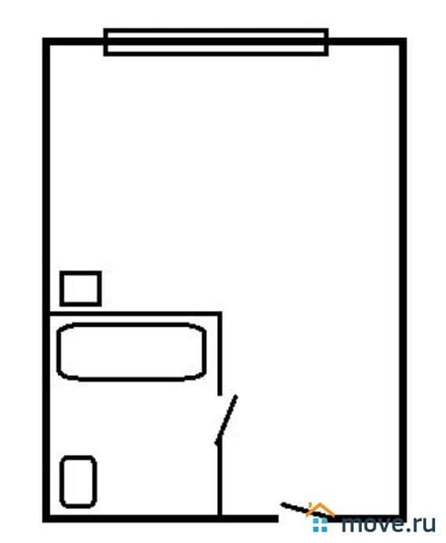 студия, 17 м²