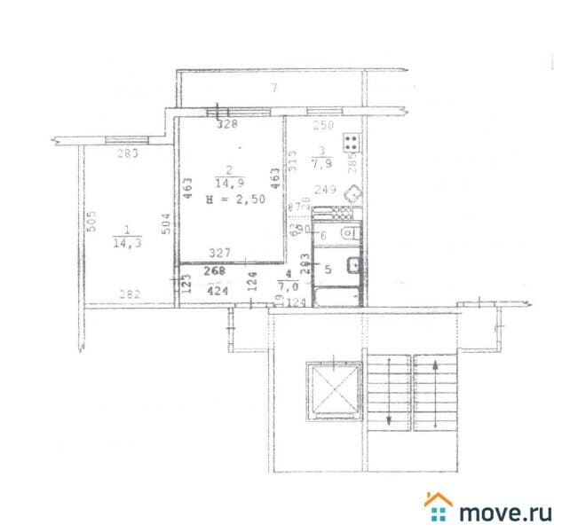 2-комн. квартира, 48 м²