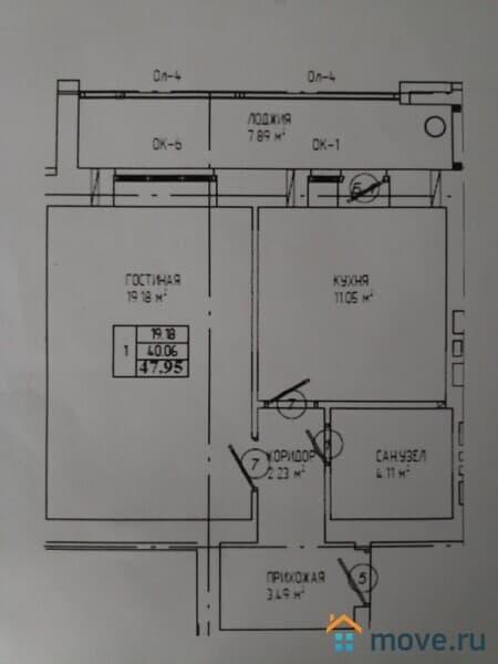 1-комн. квартира, 48 м²