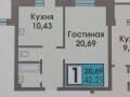 Продам однокомнатную квартиру, 42 м², этаж 8 из 10. Фото 10