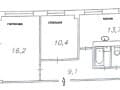 Продаем трехкомнатную квартиру, 71.1 м², этаж 1 из 9. Фото 2
