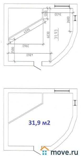 свободного назначения, 32 м²