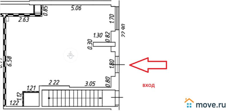 свободного назначения, 47 м²