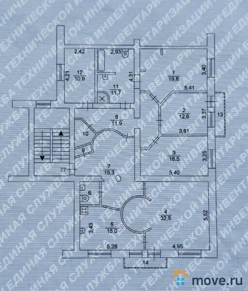 4-комн. квартира, 156 м&sup2;