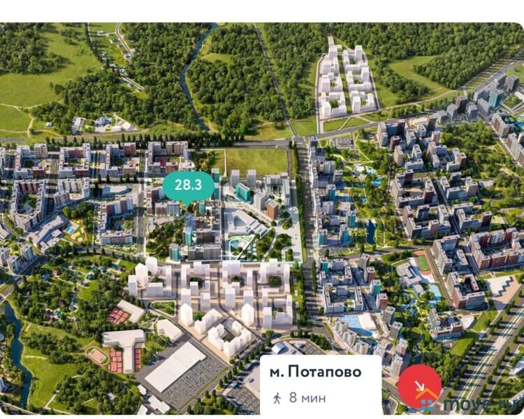 2-комн. квартира, 37 м&sup2;