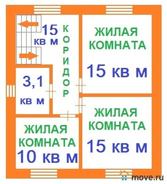 коттедж, 148.8 м², 8 соток