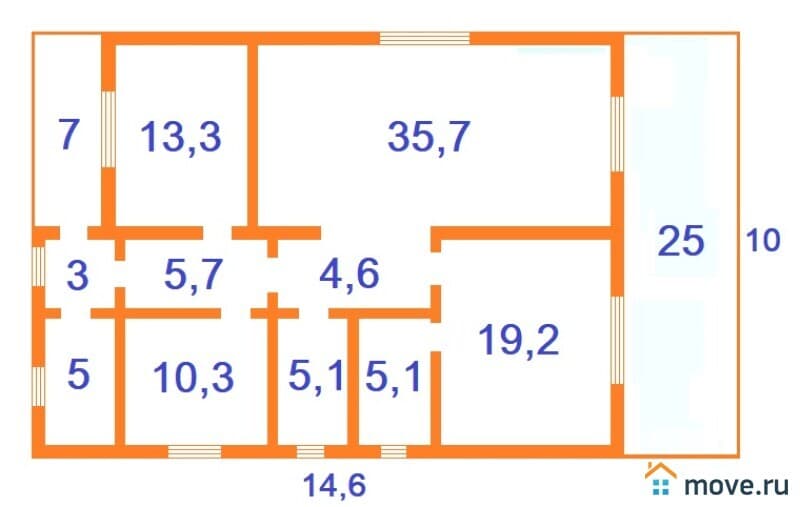 коттедж, 135 м²