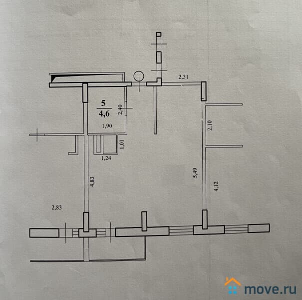 1-комн. квартира, 41 м&sup2;