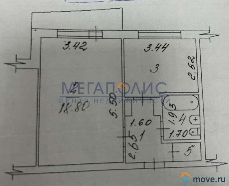 1-комн. квартира, 37 м&sup2;