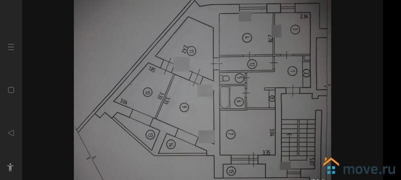 4-комн. квартира, 74 м²