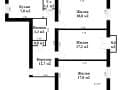 Продажа трехкомнатной квартиры, 78.7 м², этаж 3 из 3. Фото 15