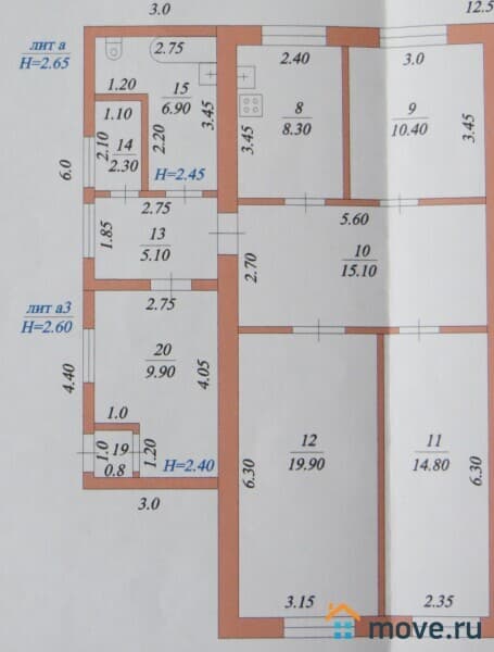 таунхаус, 95 м²