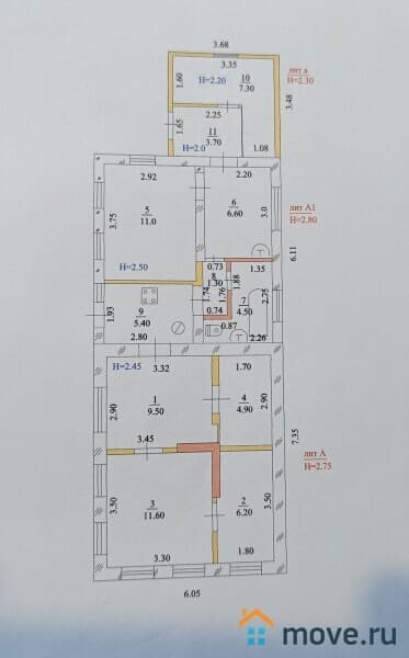 дом, 72 м²