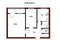 2-комн. квартира, 46 м&sup2;