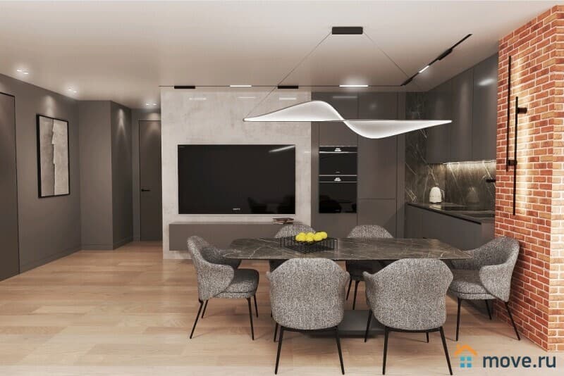 3-комн. квартира, 75.2 м²